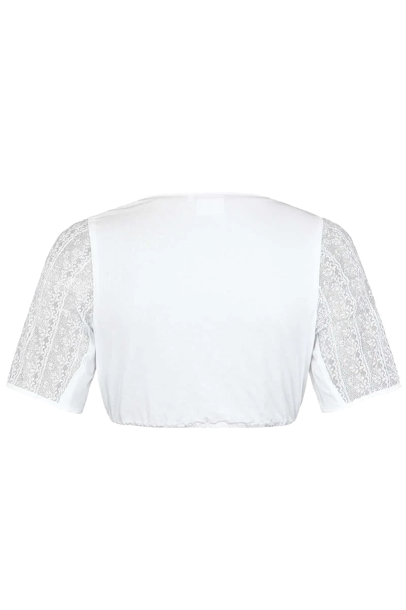 Dirndlbluse hochgeschlossen