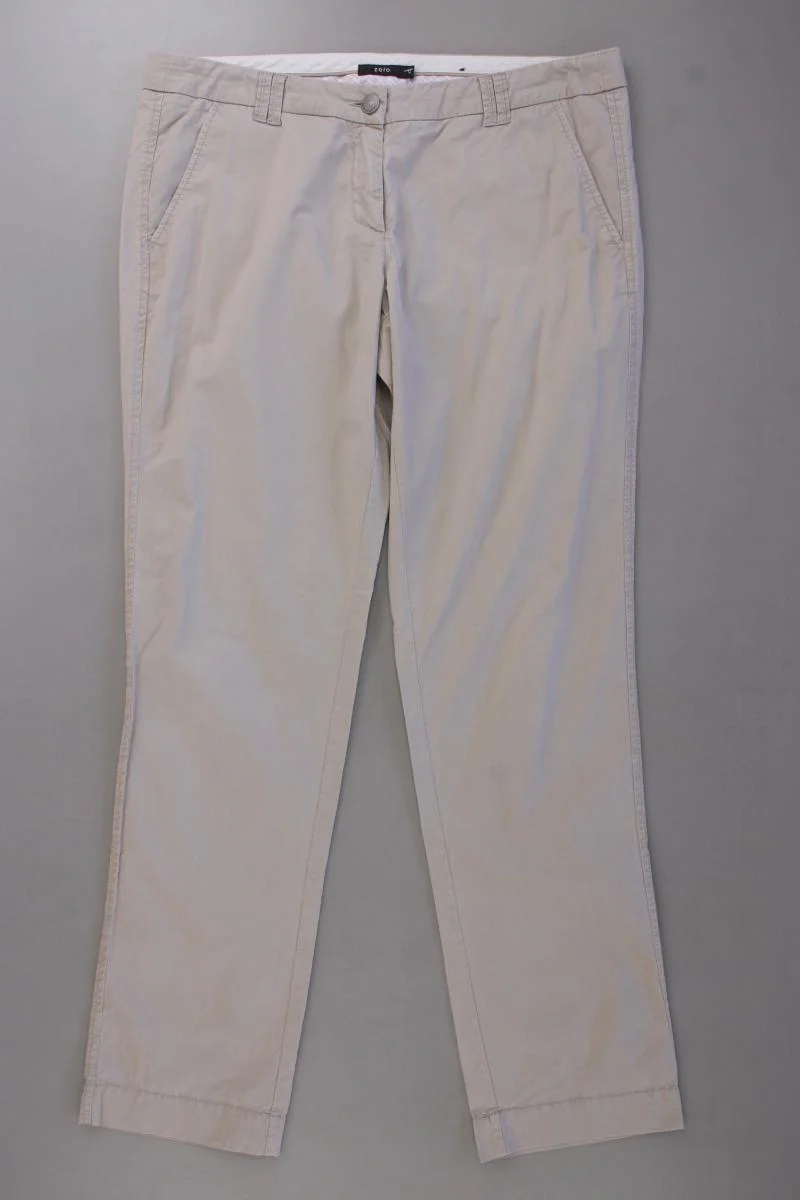 Zero Chinohose Gr. 42 grau aus Baumwolle