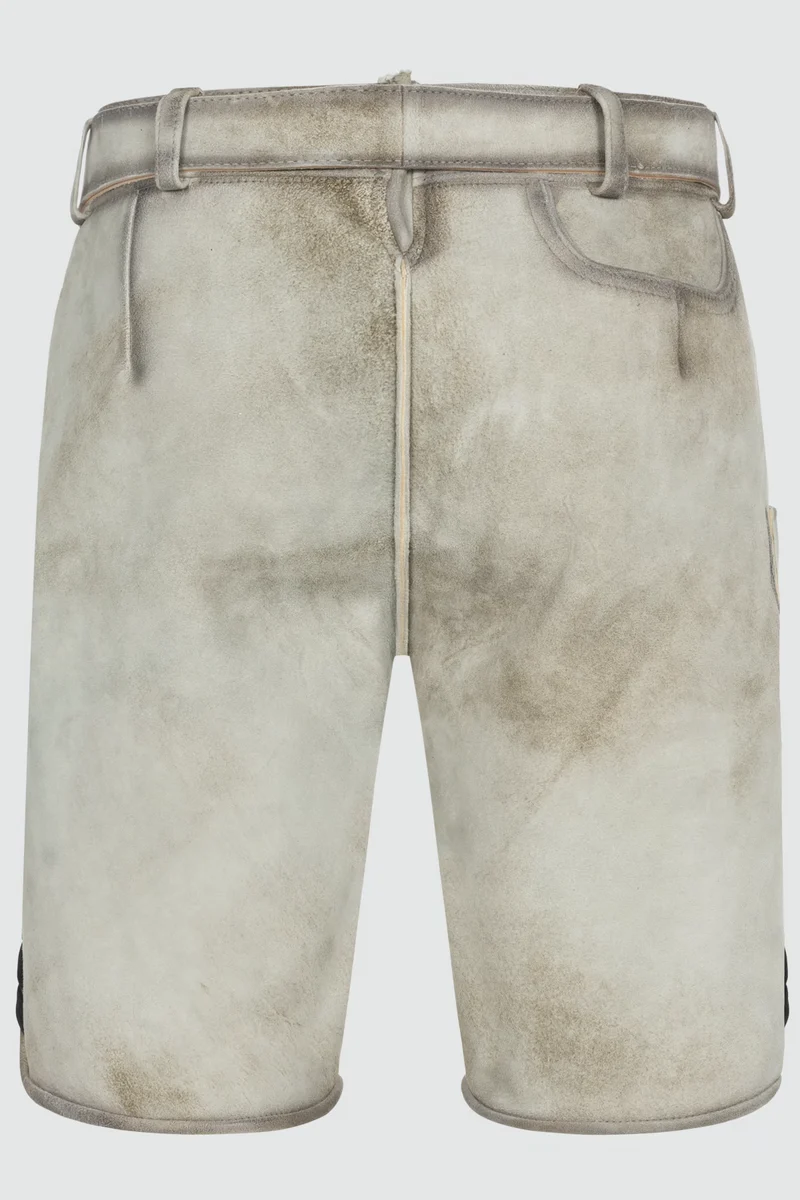 Herren Lederhose KAUI % - mit Gürtel - Krüger Buam - 961568-000-0043