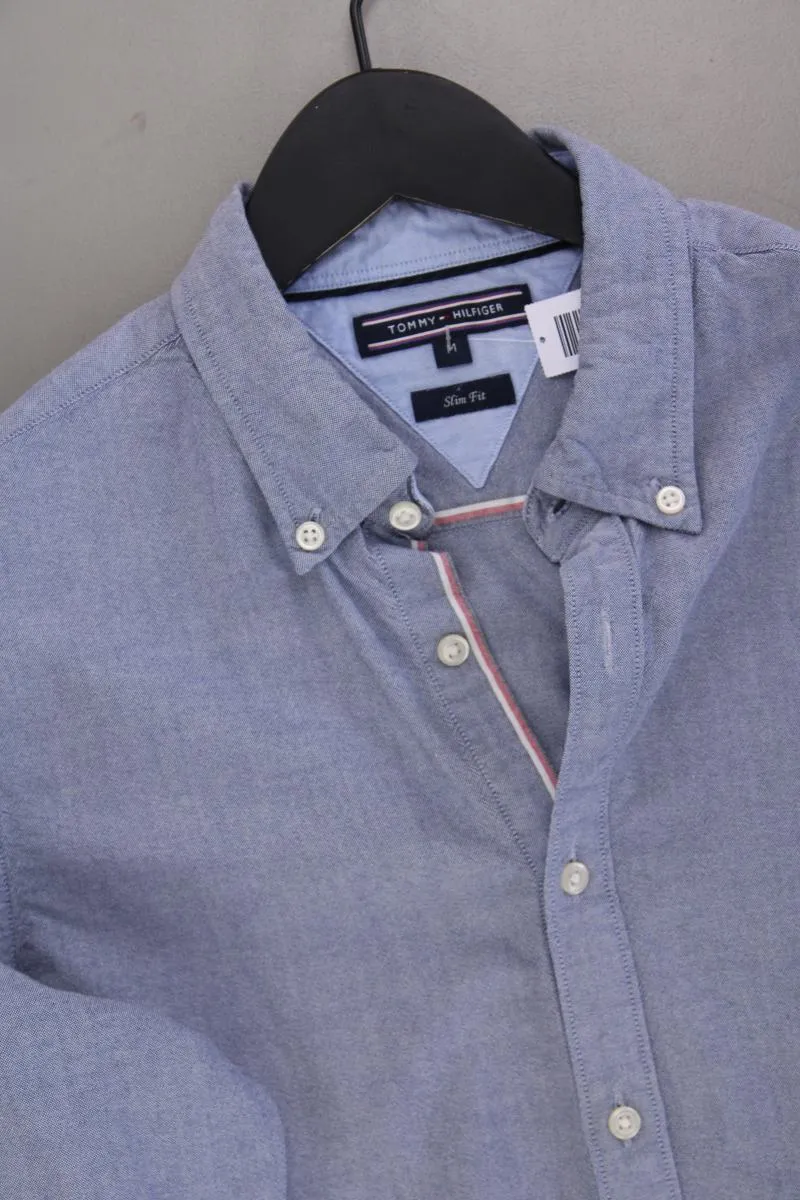 Tommy Hilfiger Langarmhemd für Herren Gr. M blau