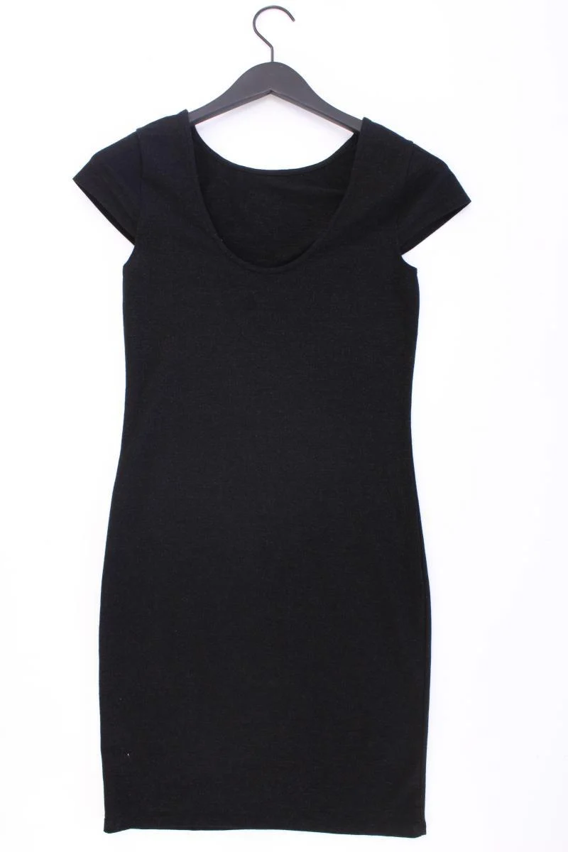 PIGALLE Schlauchkleid Gr. M Kurzarm mit Glitzer schwarz