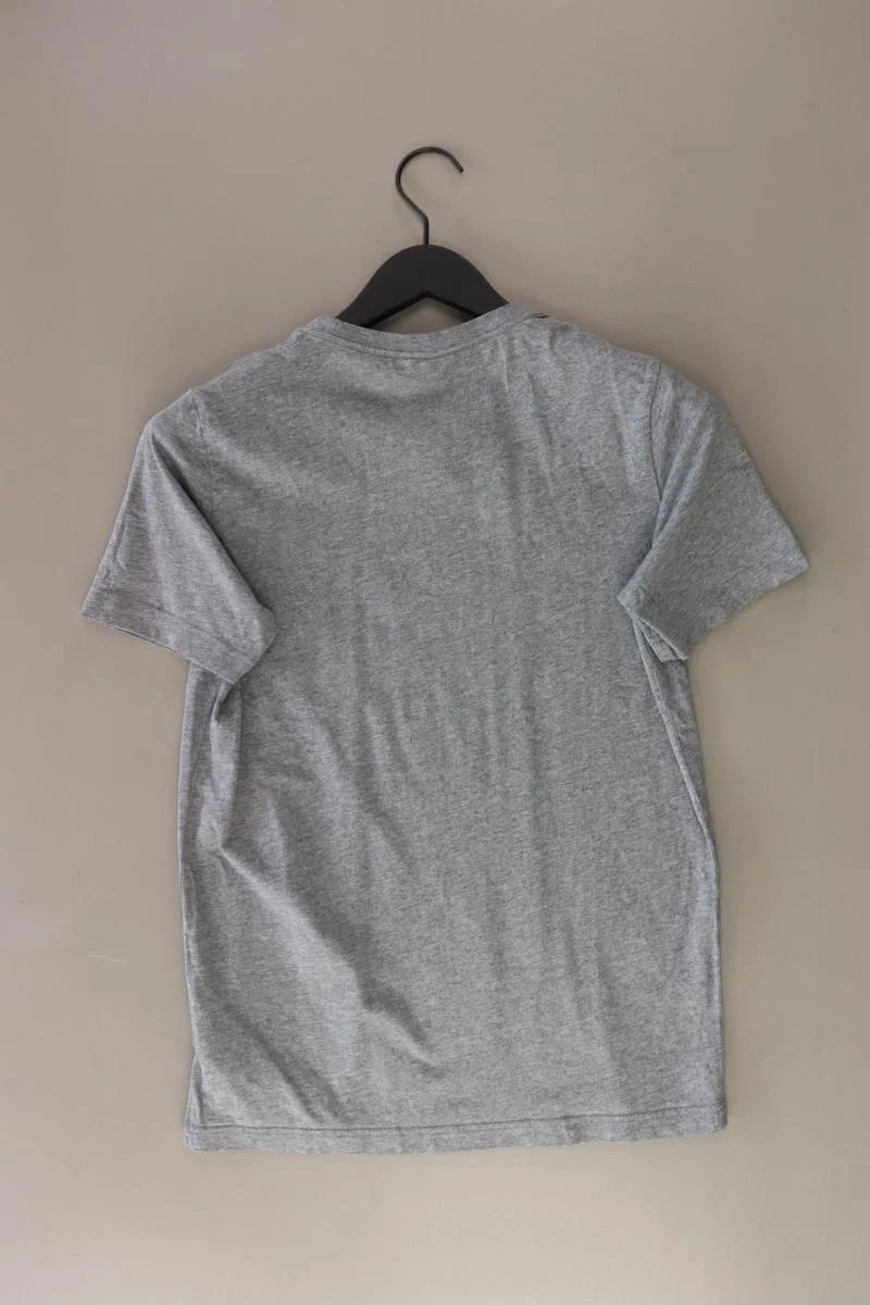 Puma Sportshirt für Herren Gr. S Kurzarm grau aus Baumwolle