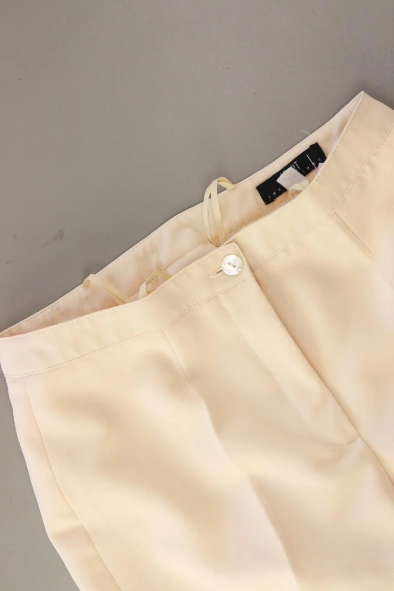 Apart Anzughose Gr. 34 Vintage creme aus Polyester