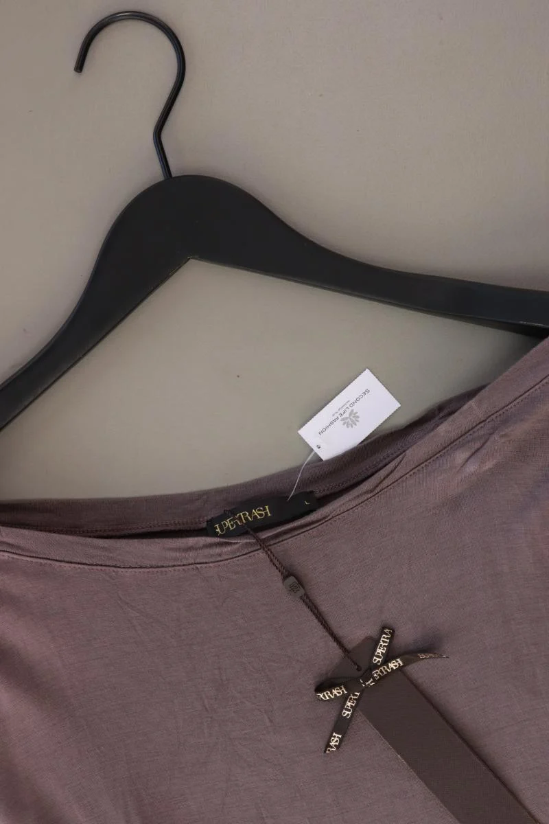Supertrash Schlauchkleid Gr. L neu mit Etikett Langarm braun aus Viskose