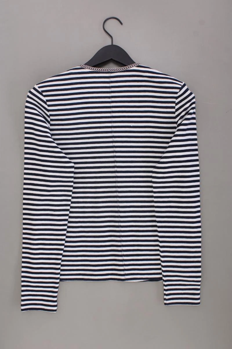 Bonita Classic Cardigan Gr. S gestreift neuwertig Langarm blau aus Baumwolle