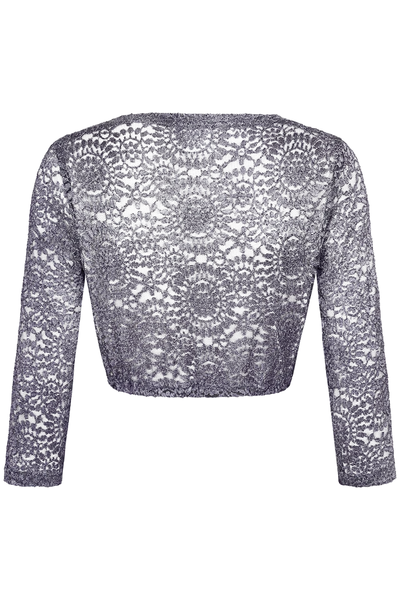 Dirndlbluse Spitze mit V-Ausschnitt