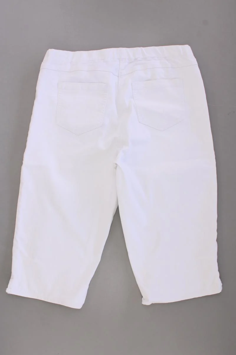Gina Laura 3/4 Hose Gr. 44 weiß aus Baumwolle
