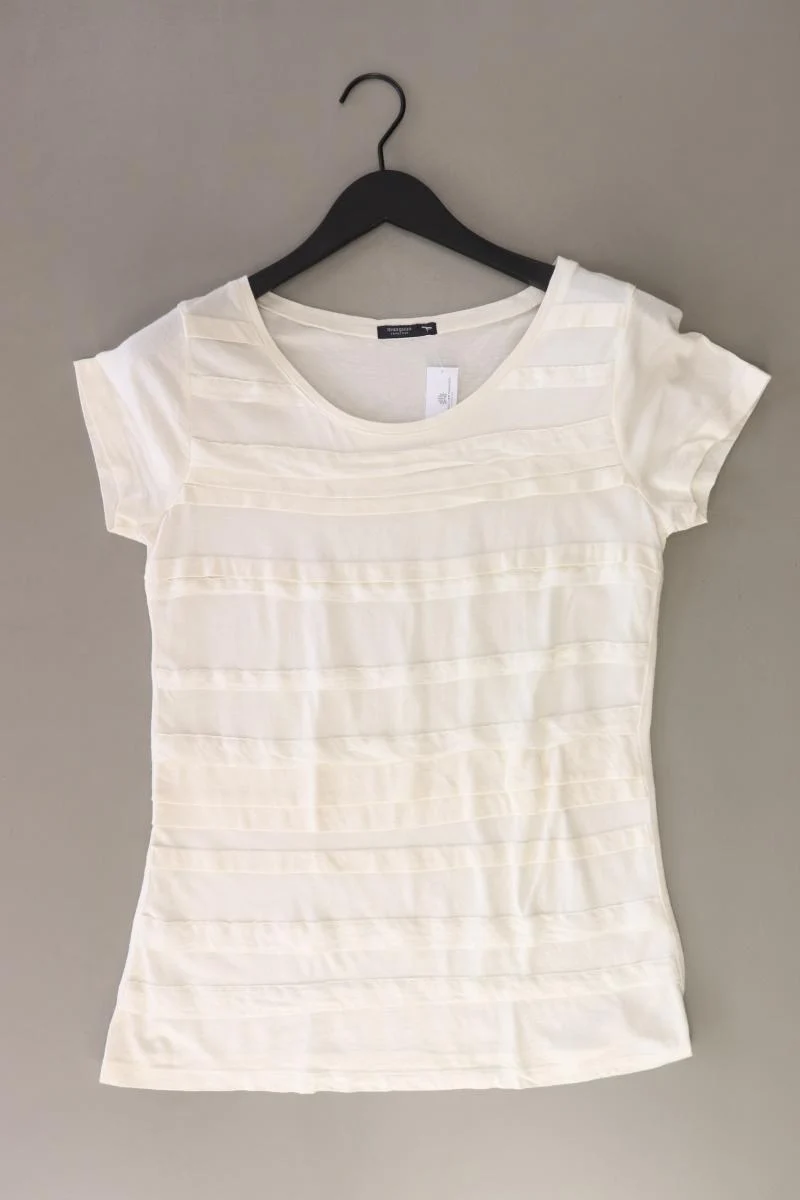 Manguun T-Shirt Gr. 38 Kurzarm creme