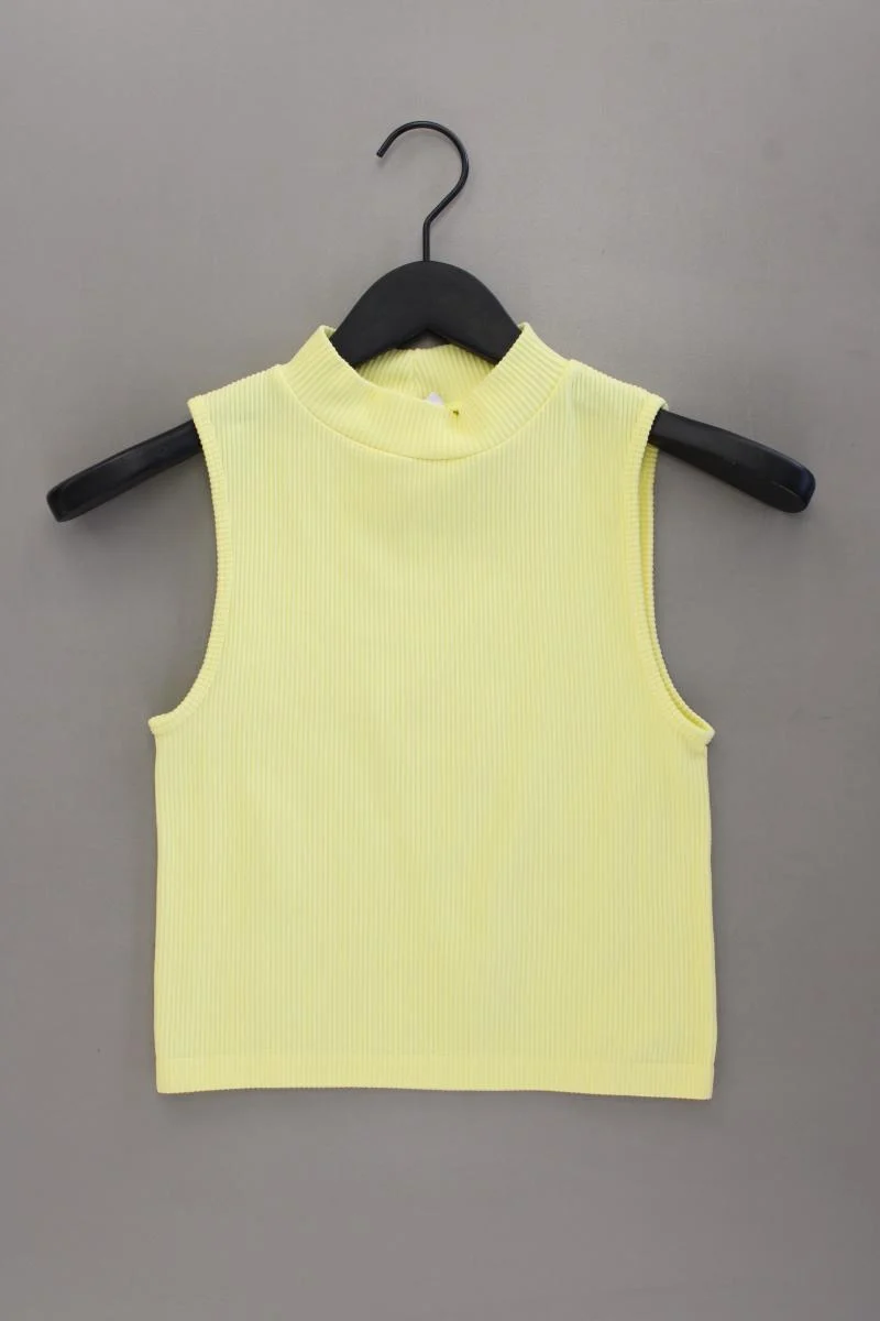 Stradivarius Crop Top Gr. M gelb