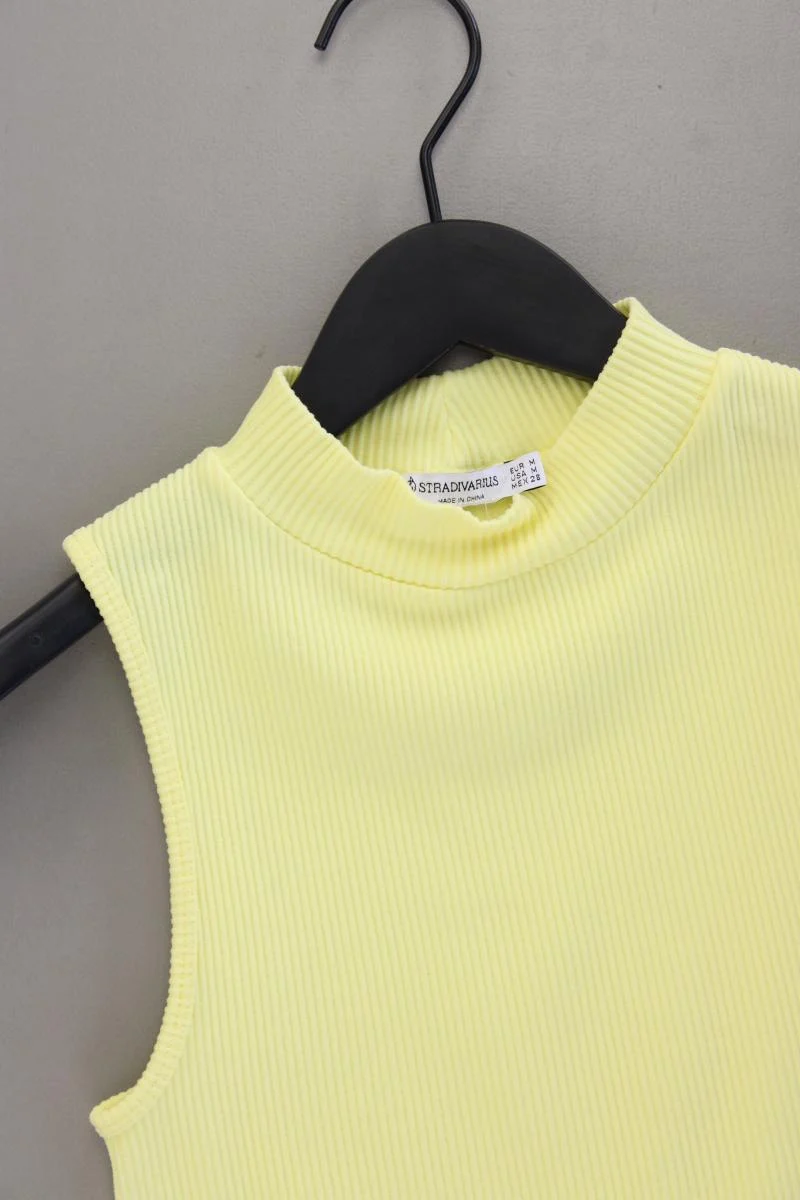 Stradivarius Crop Top Gr. M gelb