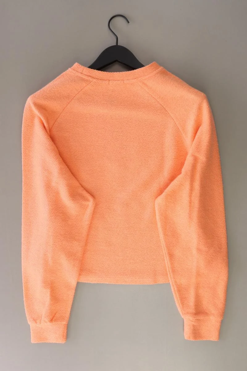 Stradivarius Langarmpullover Gr. M orange aus Baumwolle