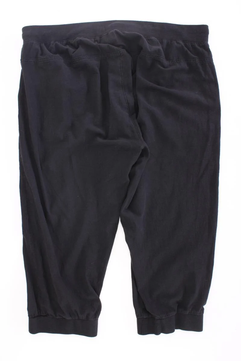 Kaffe 7/8 Hose Gr. 50 schwarz aus Baumwolle