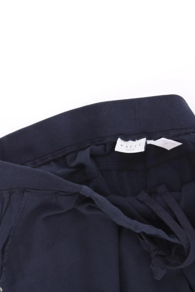 Kaffe 7/8 Hose Gr. 50 blau aus Baumwolle