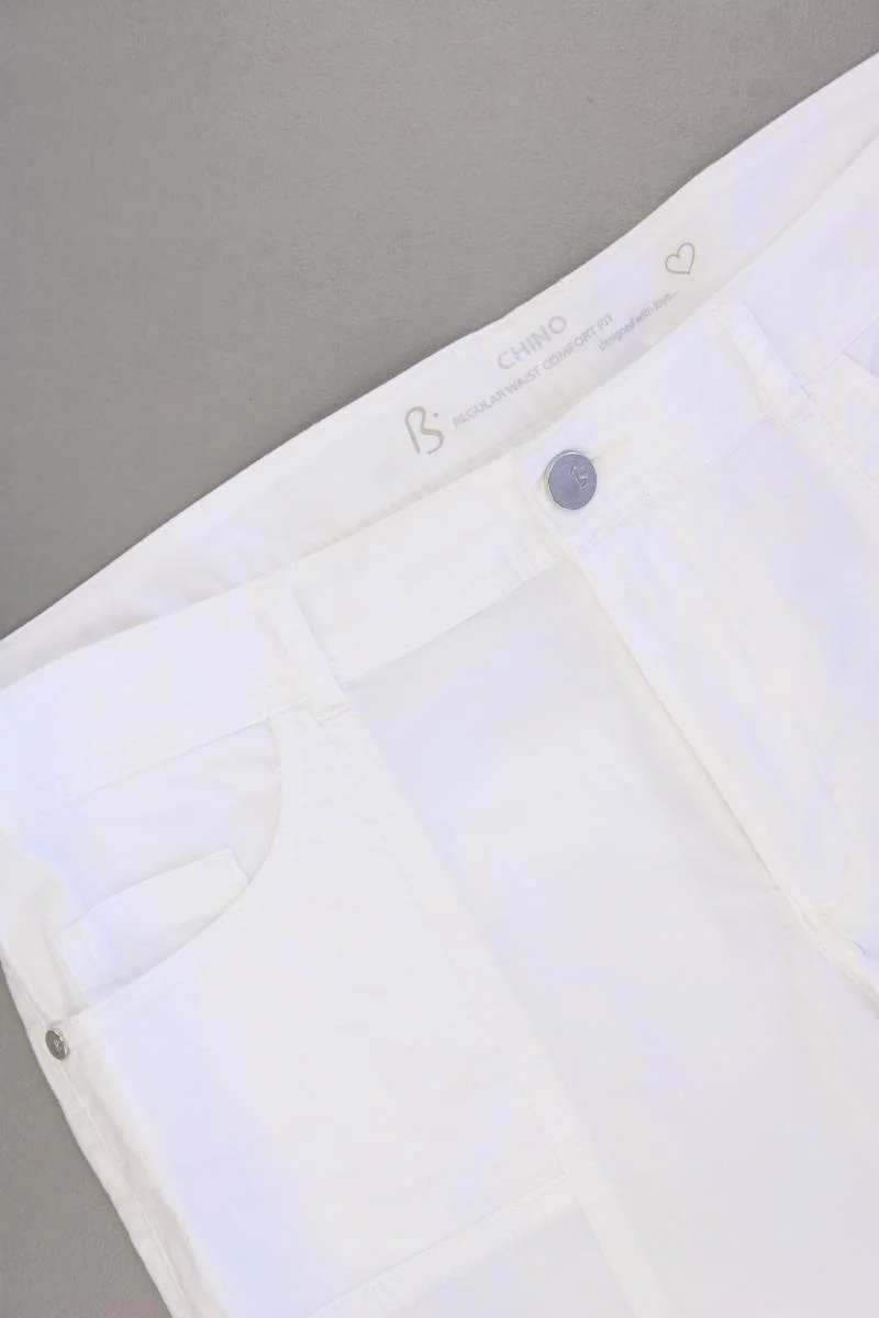Bonita Hose Gr. 40 weiß aus Baumwolle