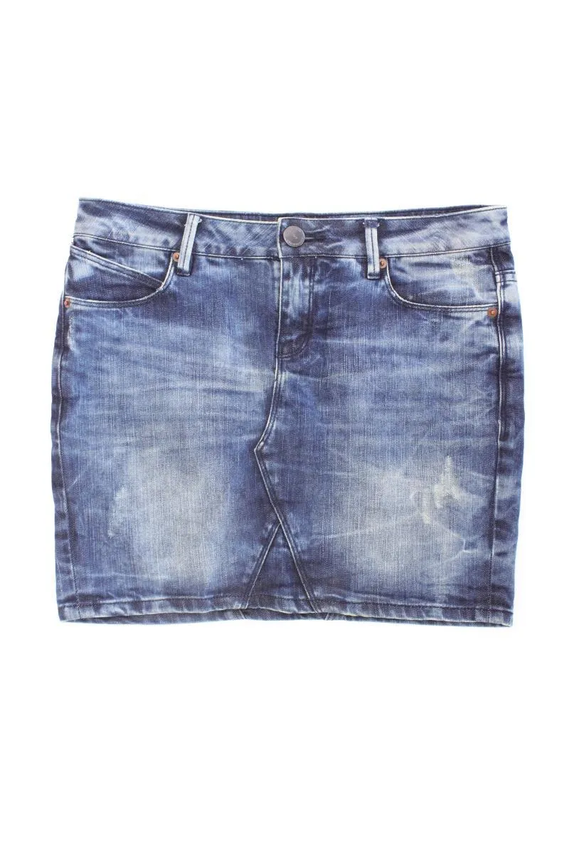 s.Oliver Jeansrock Gr. XS blau aus Baumwolle