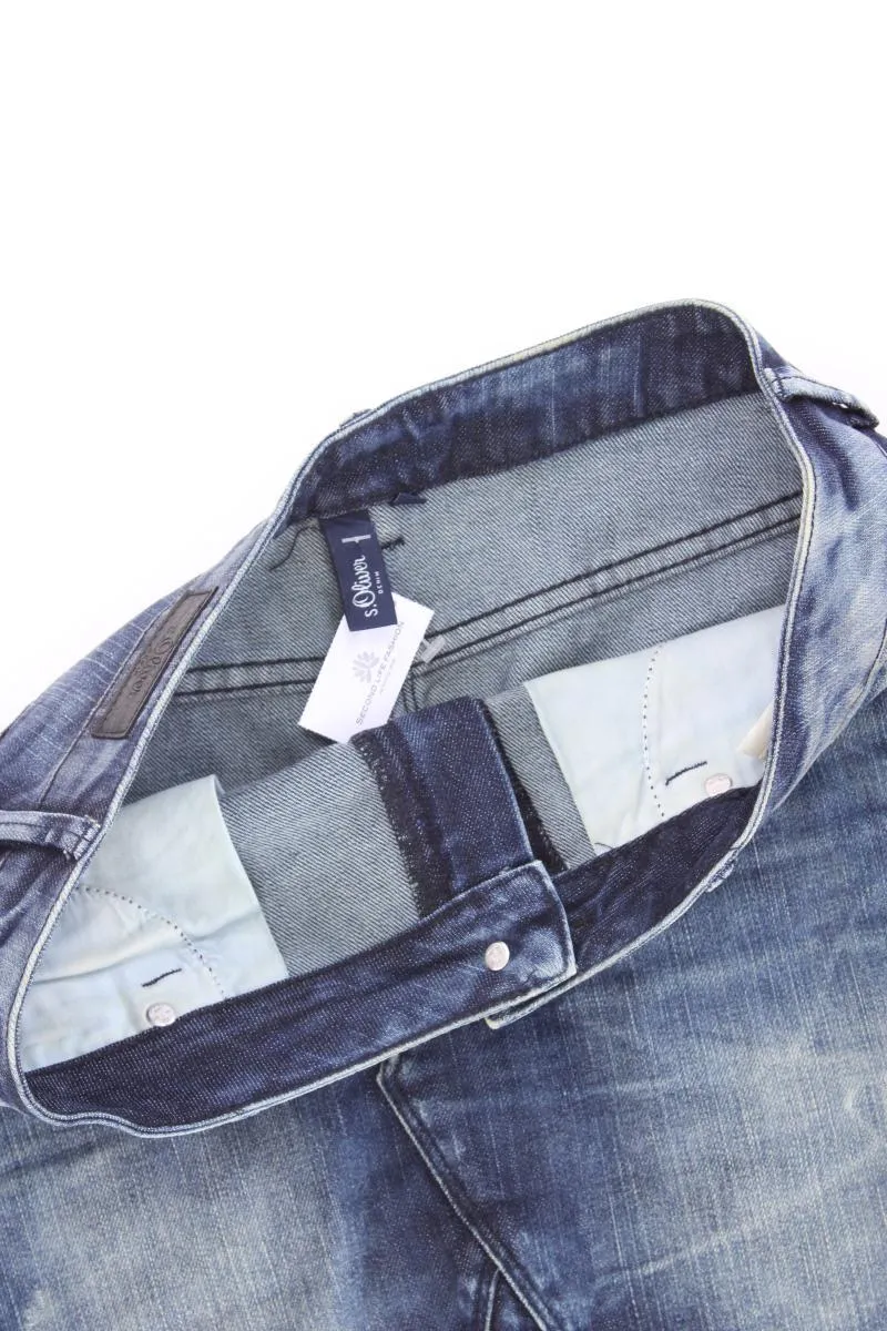 s.Oliver Jeansrock Gr. XS blau aus Baumwolle
