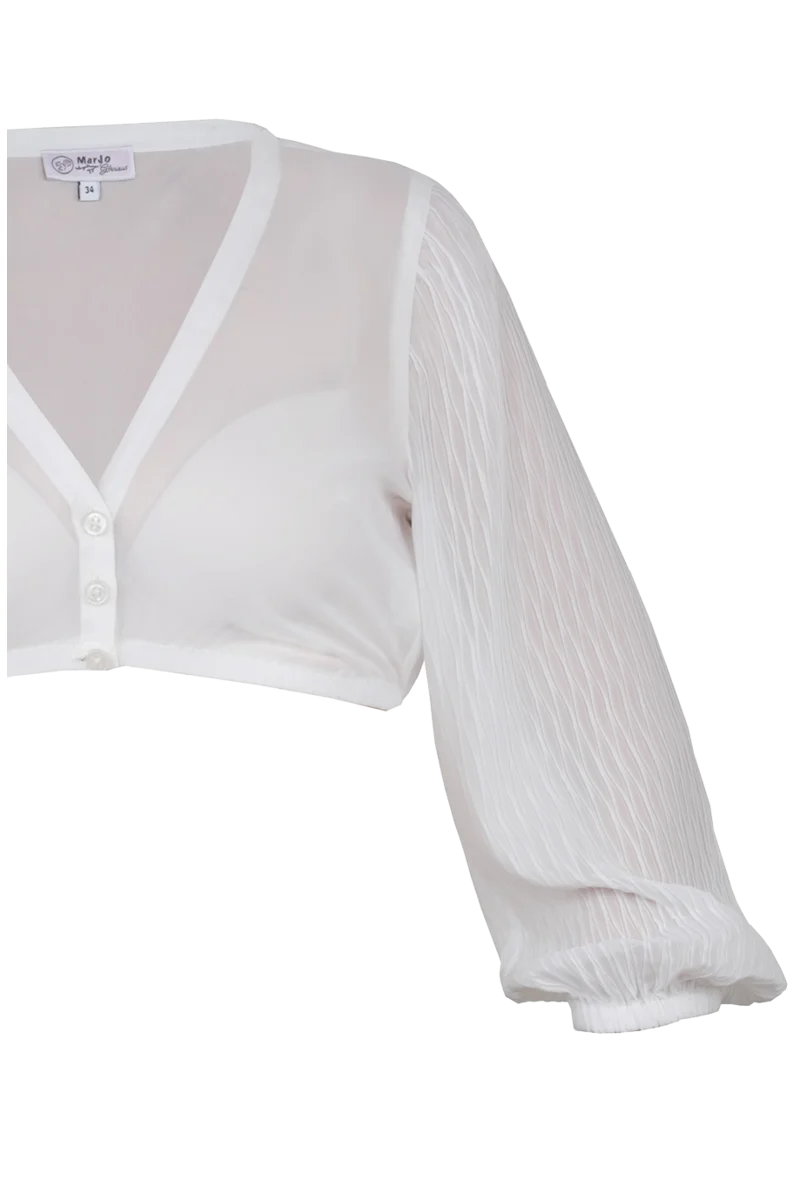 Dirndlbluse mit 3/4-Arm