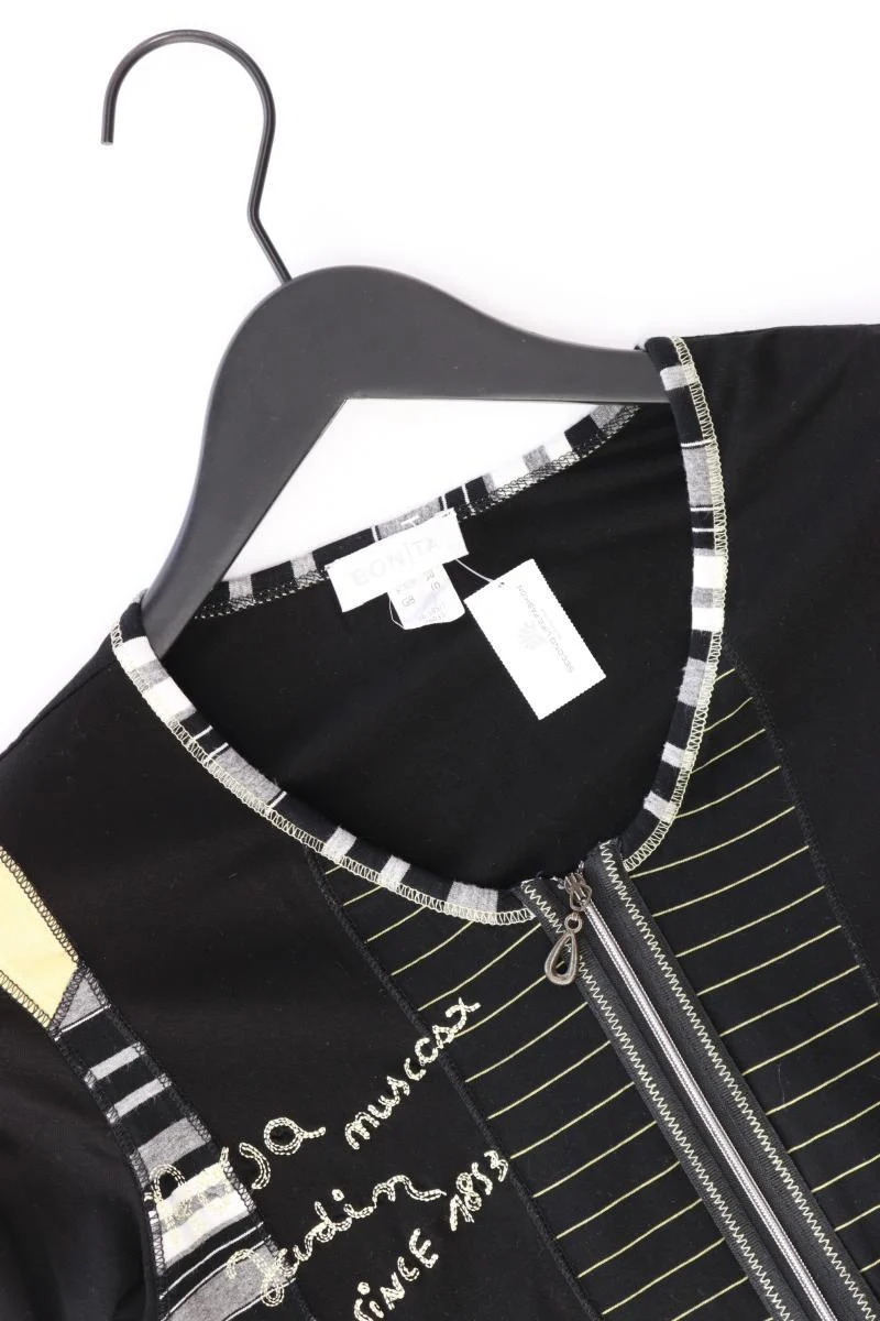 Bonita Strickjacke Gr. 36 Langarm schwarz aus Viskose