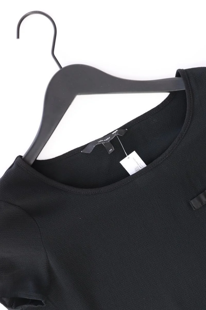 Vero Moda T-Shirt Gr. XS Kurzarm schwarz aus Polyester