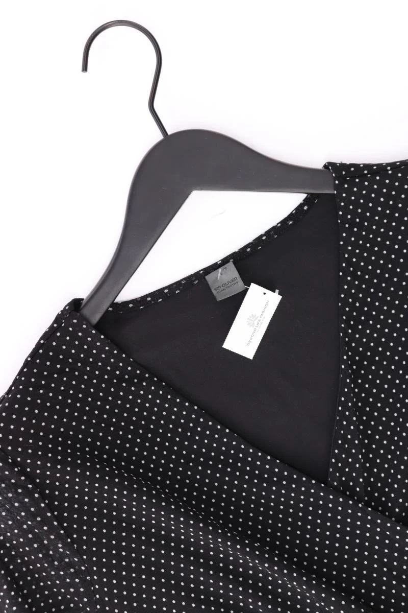Sir Oliver Etuikleid Gr. 40 gepunktet 3/4 Ärmel schwarz aus Polyester