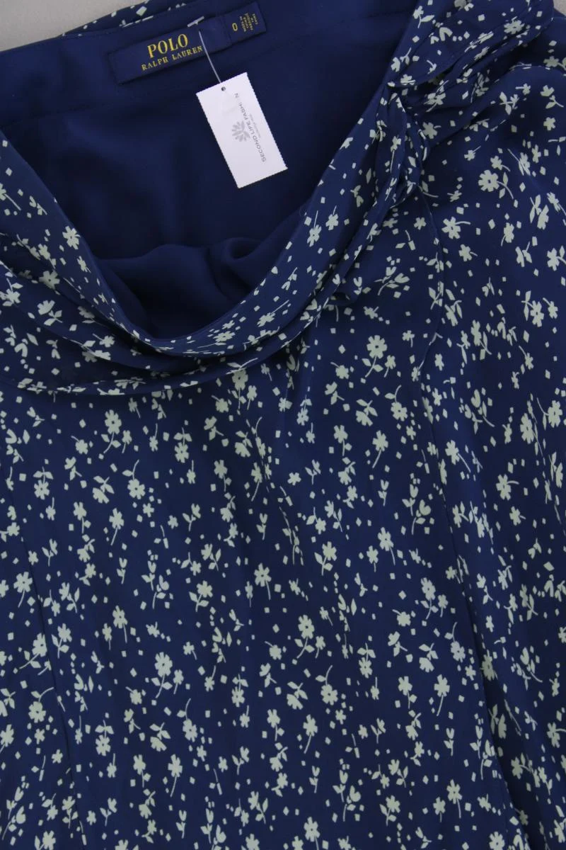 Polo by Ralph Lauren Seidenrock Gr. US 0 (XS) blau
