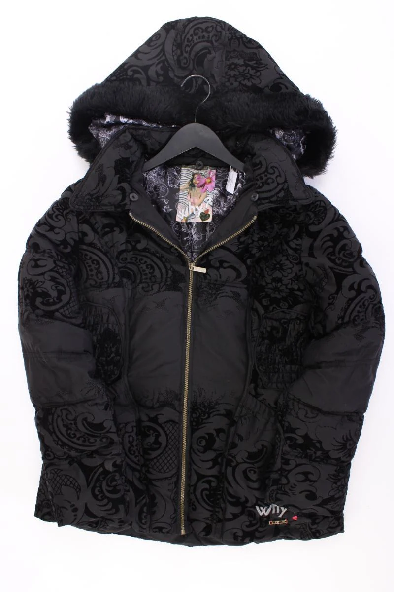 Desigual Kapuzenjacke Gr. 42 schwarz
