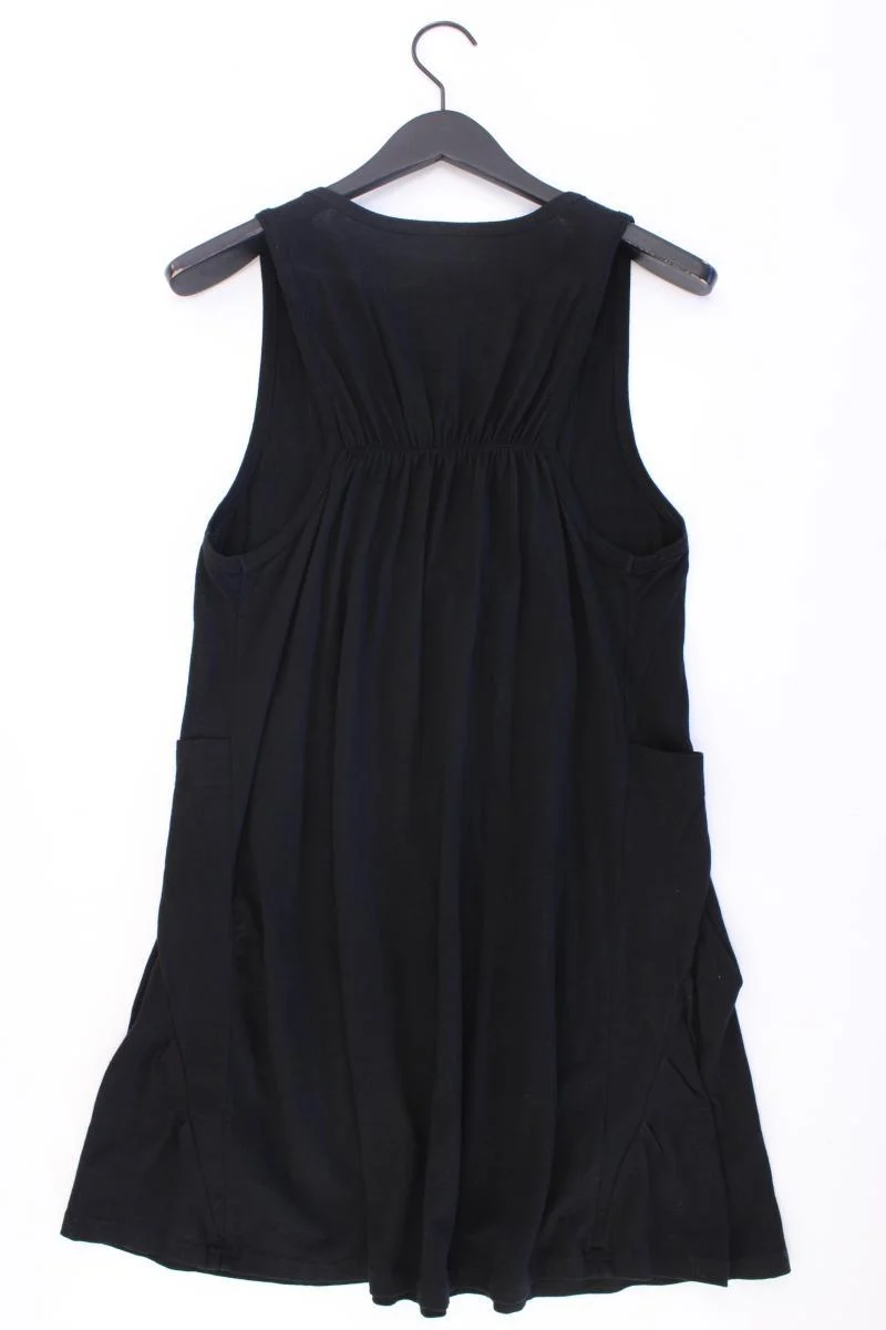 Vila Trägerkleid Gr. M Ärmellos schwarz aus Baumwolle