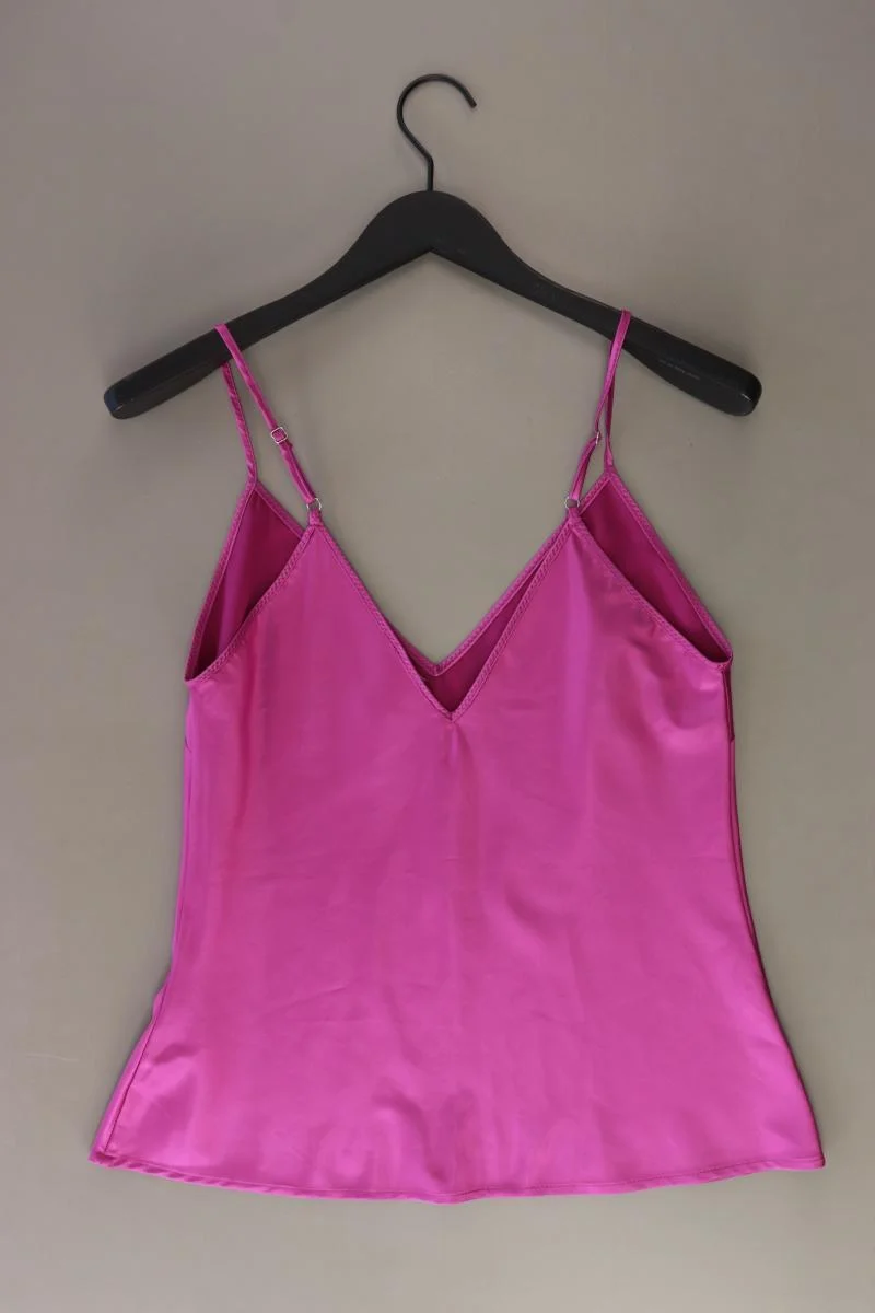 Zara Spaghetti-Top Gr. M lila aus Polyester