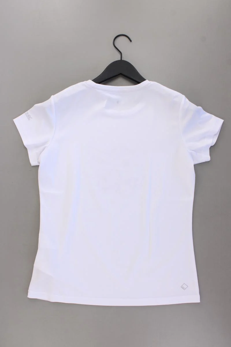 Regatta Printshirt Gr. 40 neuwertig Kurzarm weiß aus Polyester