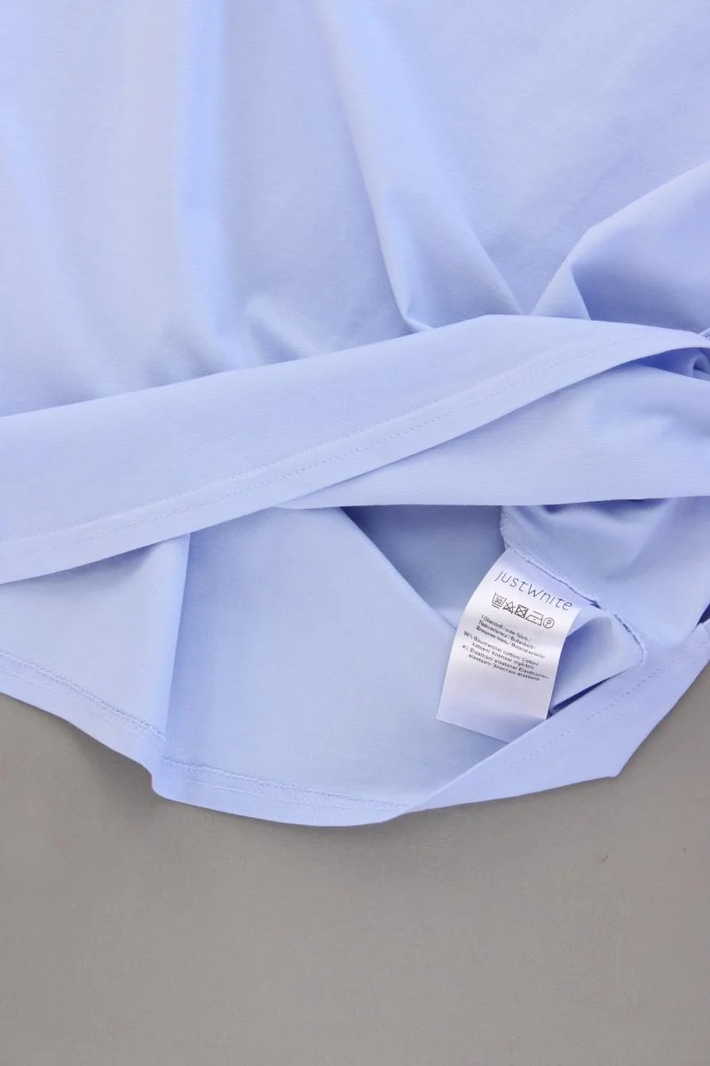 Just White Trägertop Gr. 40 neuwertig blau aus Baumwolle