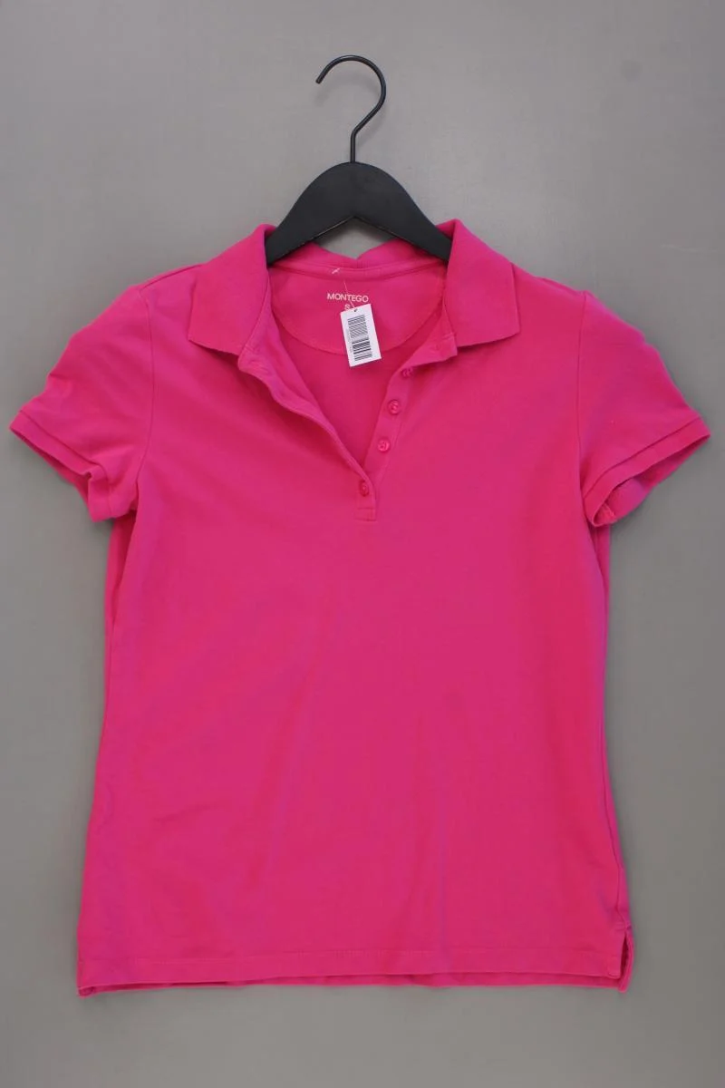 Montego Poloshirt Gr. S neuwertig Kurzarm pink aus Baumwolle