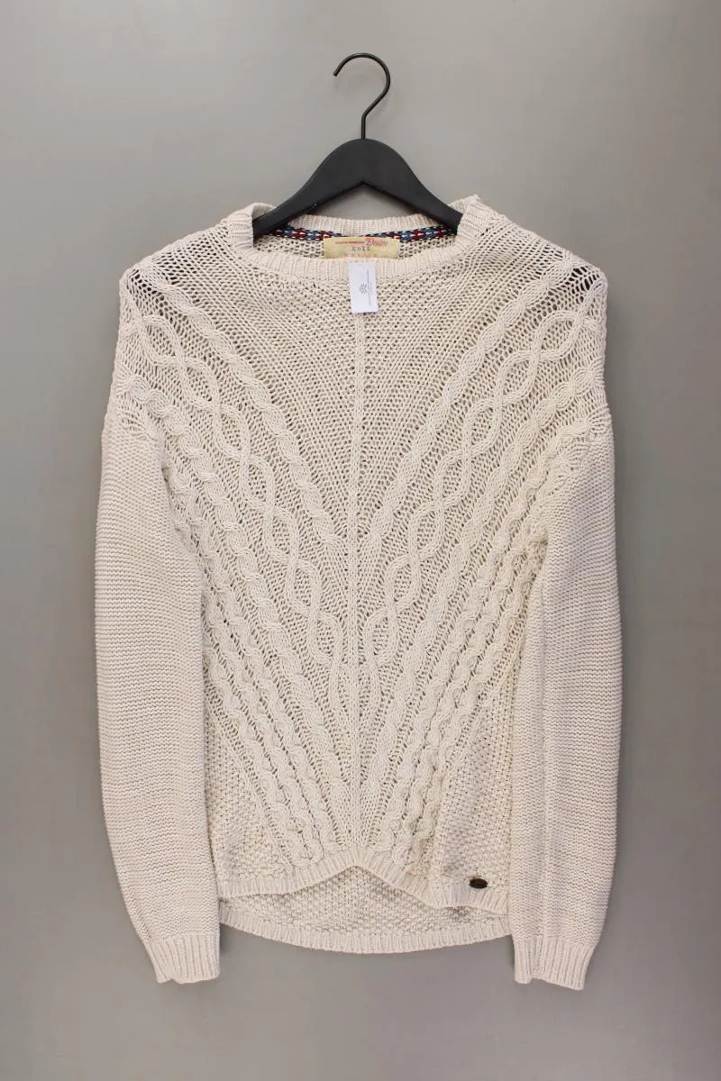 Tom Tailor (Denim) Grobstrickpullover Gr. M creme aus Baumwolle