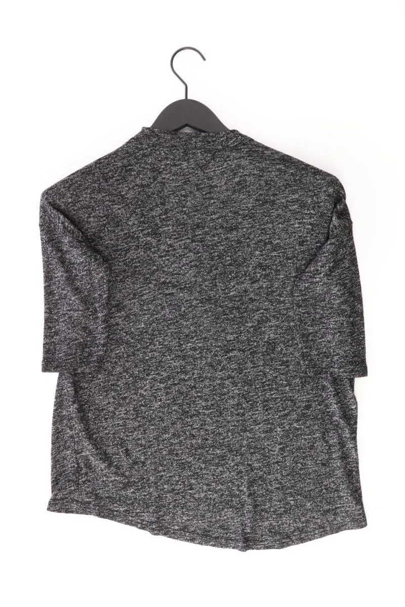 New Look Strickshirt Gr. L Kurzarm grau