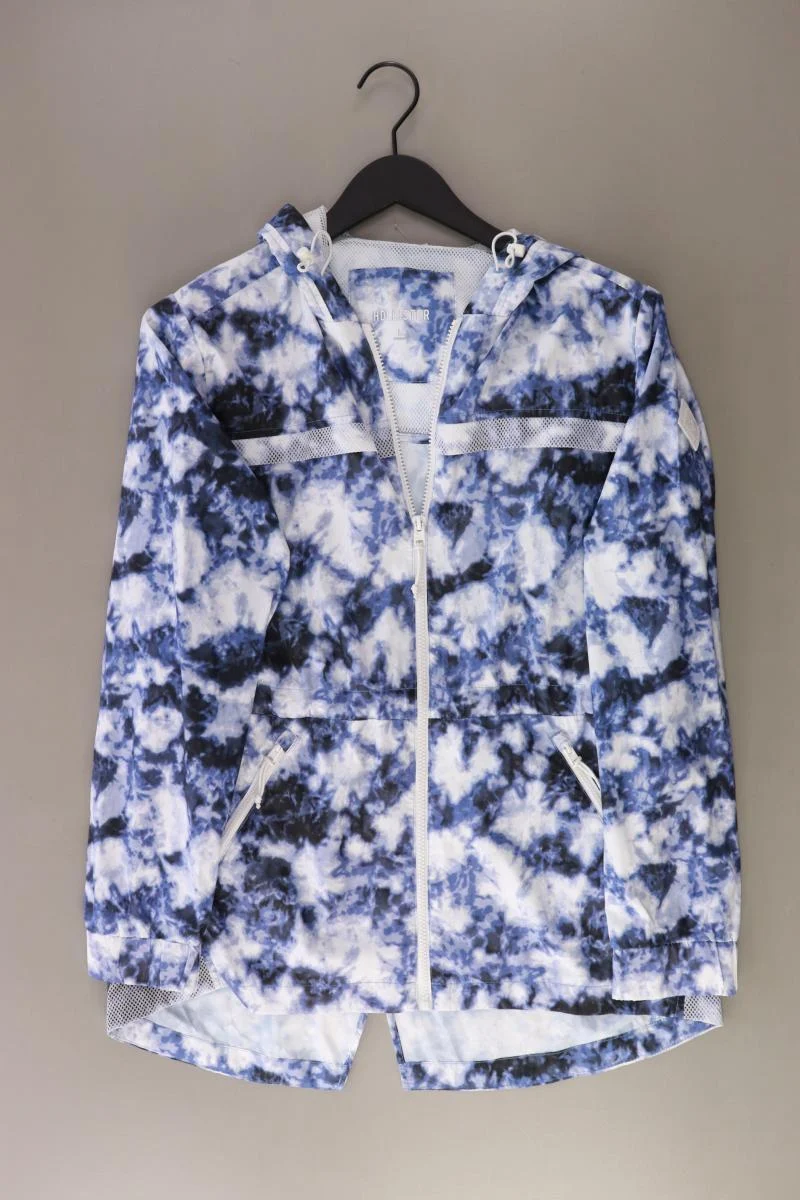 Hollister Kapuzenjacke Gr. L blau aus Polyester