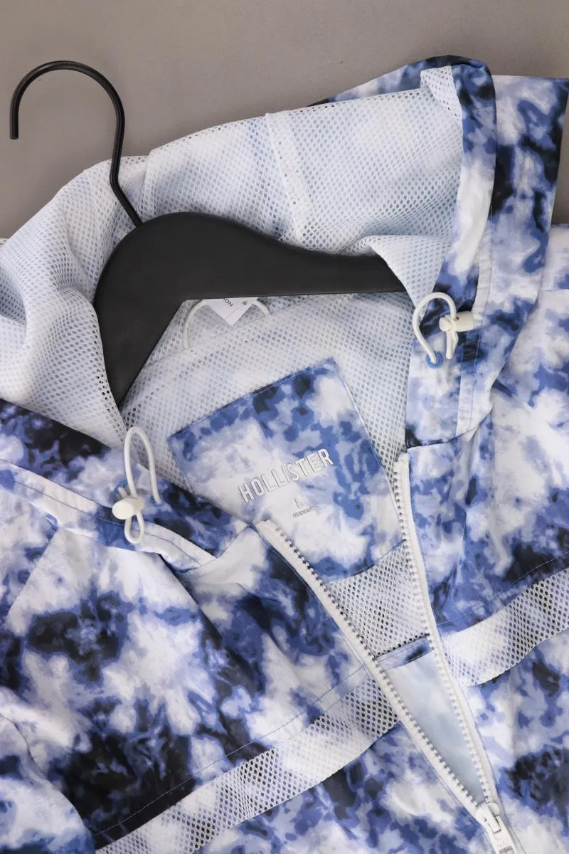 Hollister Kapuzenjacke Gr. L blau aus Polyester