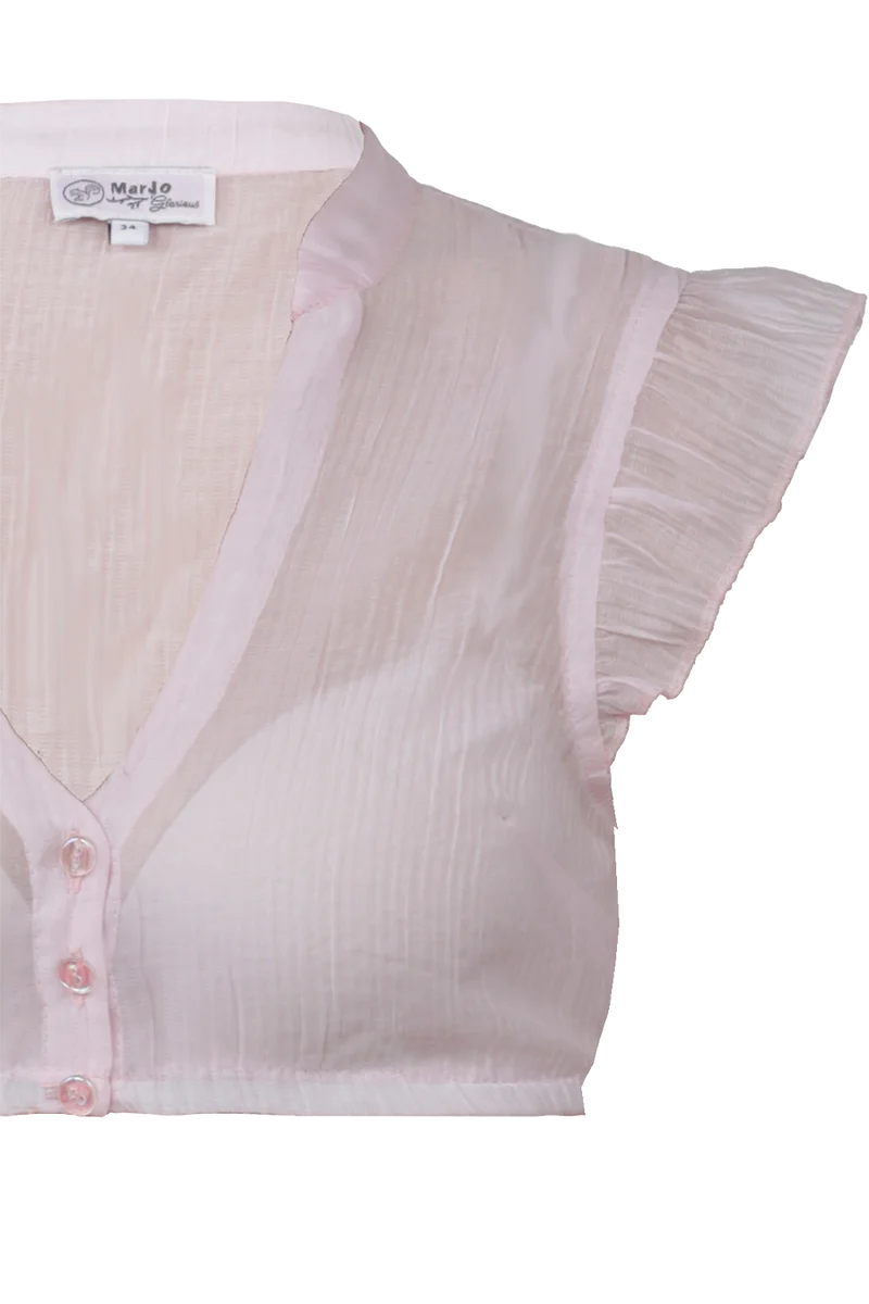 Dirndlbluse Flügelarm