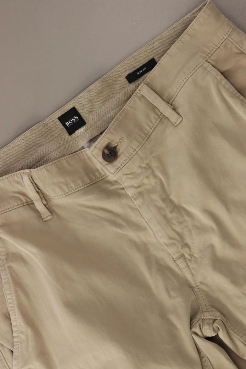 BOSS by Hugo Boss Hose für Herren Gr. W33/L32 creme aus Baumwolle