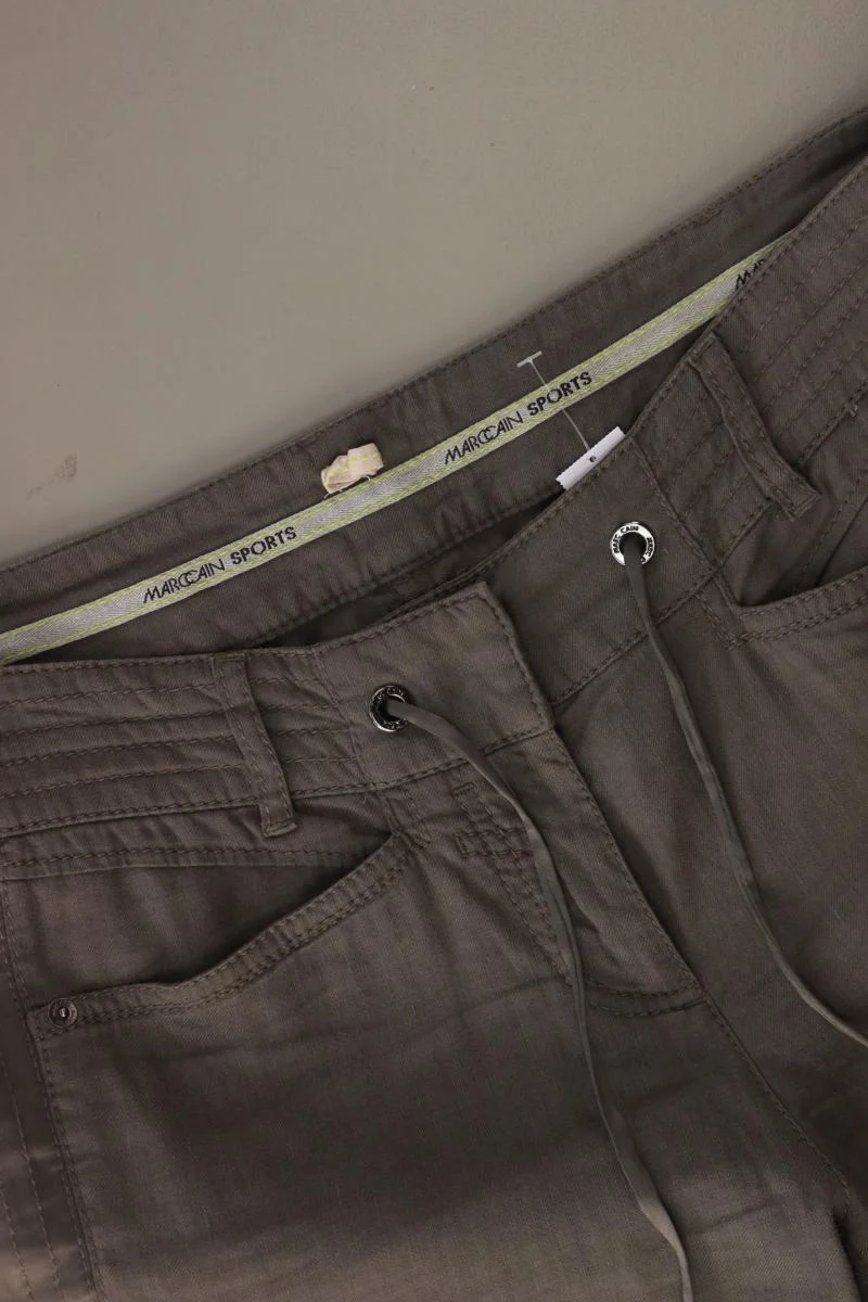 Marc Cain Stoffhose Gr. 38 grau aus Leinen