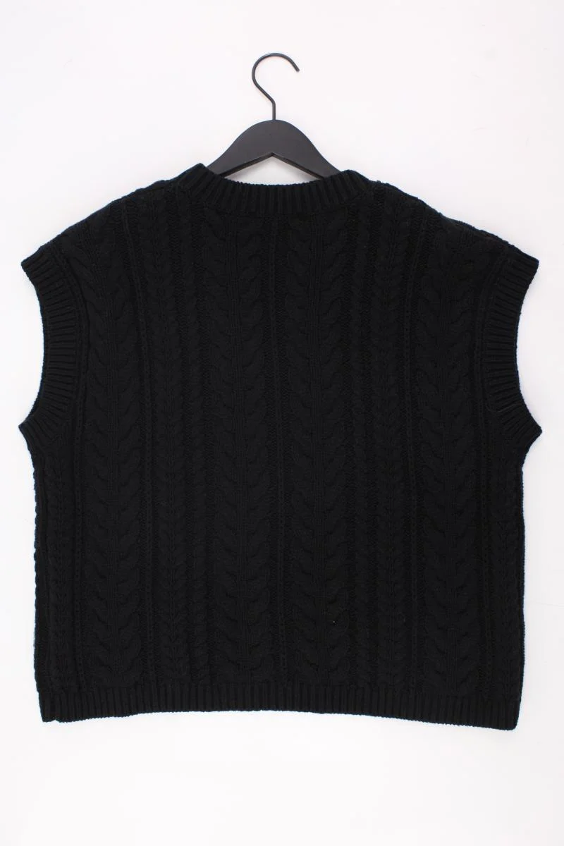 Set Strickshirt Gr. 38 Kurzarm schwarz aus Baumwolle