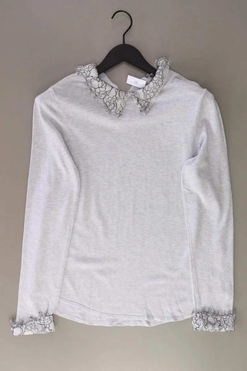 Street One Feinstrickpullover Gr. 40 grau aus Viskose