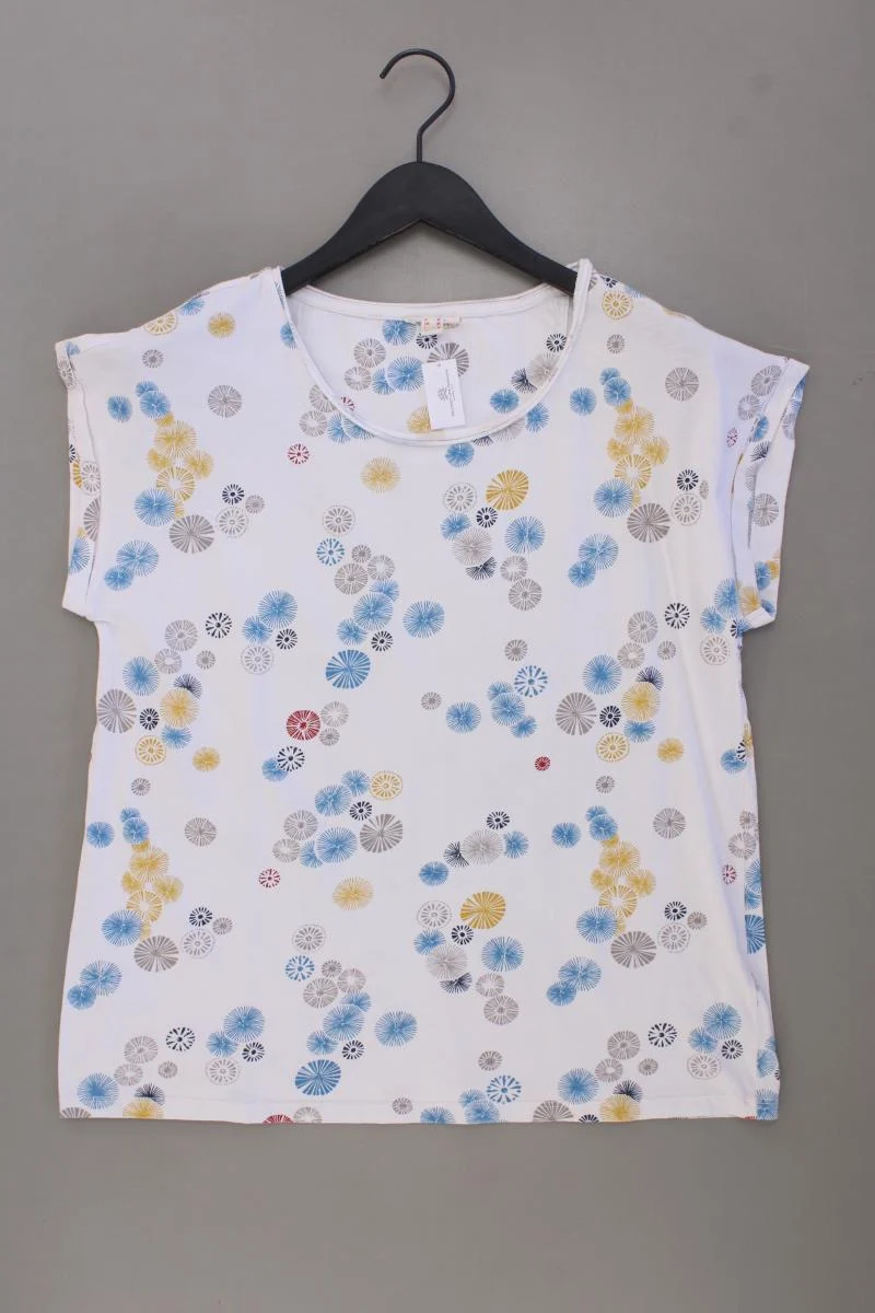 Esprit Printshirt Gr. M Kurzarm weiß