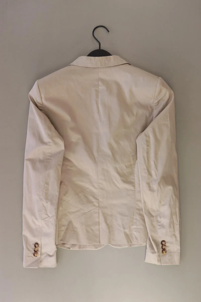 Esprit Regular Blazer Gr. 36 creme aus Baumwolle