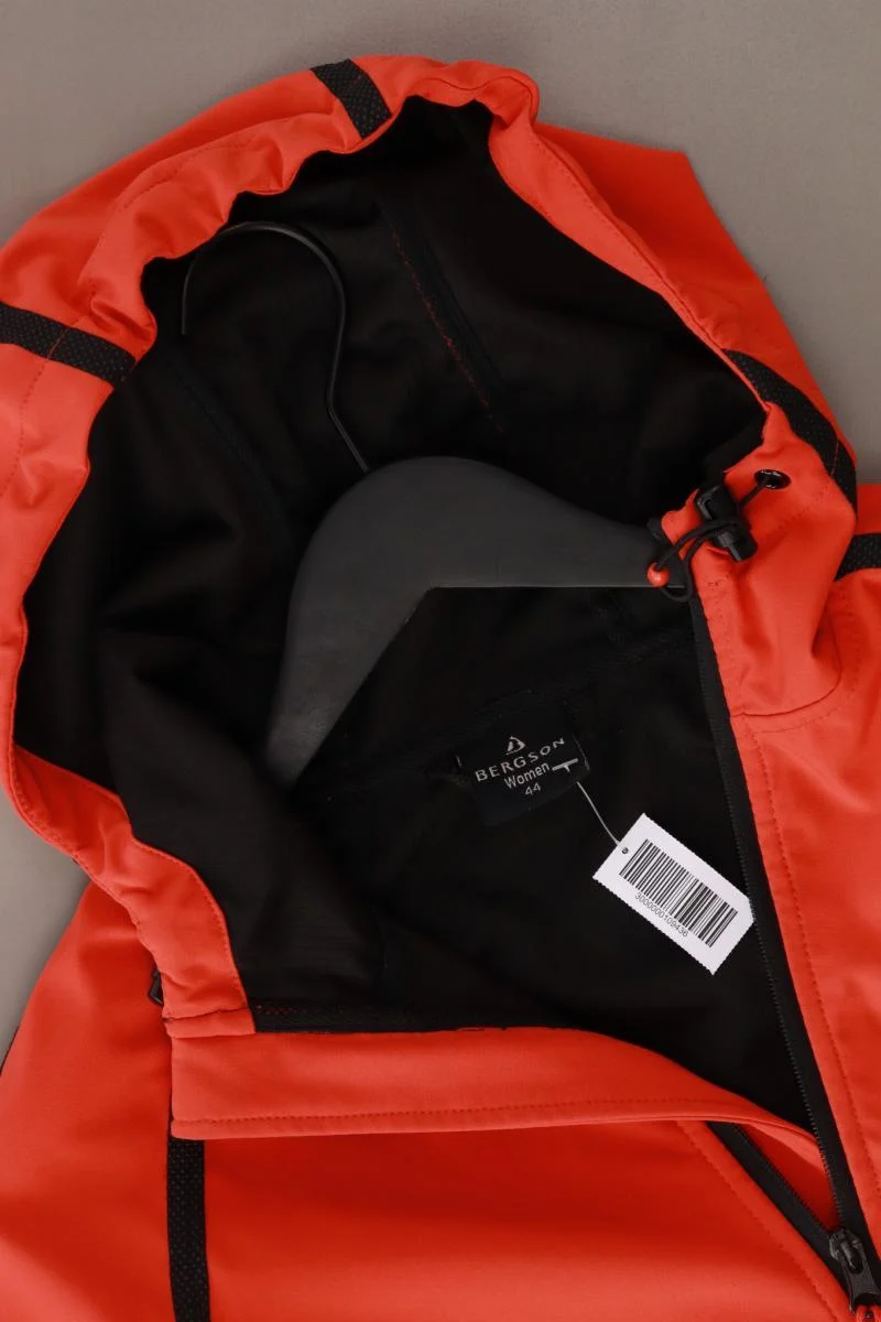 Bergson Softshelljacke Gr. 44 orange aus Polyester