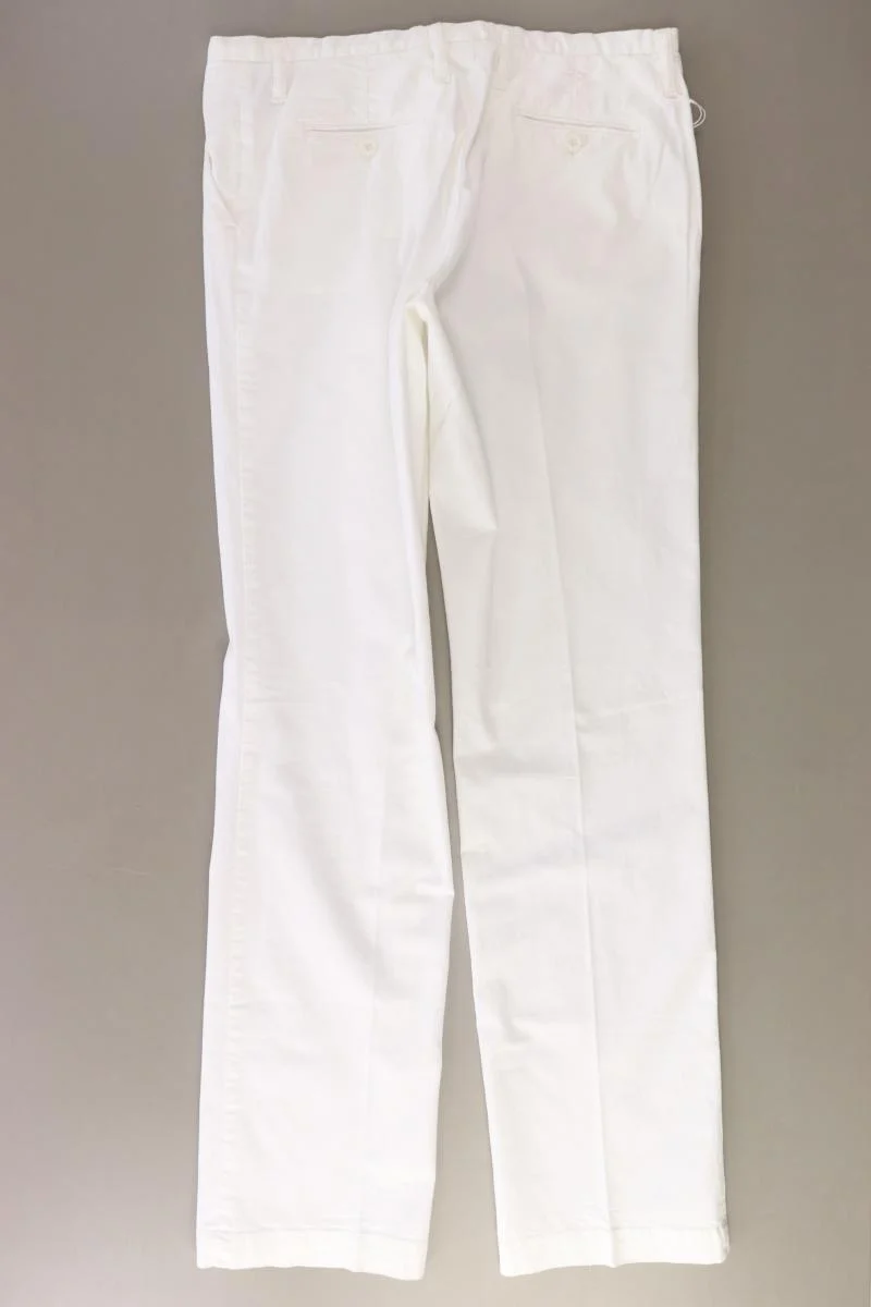 FRED PERRY Stoffhose Gr. IT 44 (M) Neupreis: 120,0€! weiß aus Baumwolle