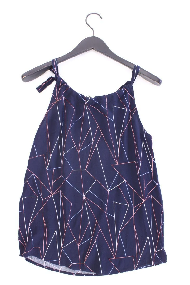 Kenny S. Spaghetti-Top Gr. 36 geometrisches Muster neu mit Etikett blau