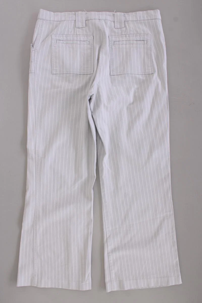 Best Connections Stoffhose Gr. 44 gestreift grau aus Baumwolle