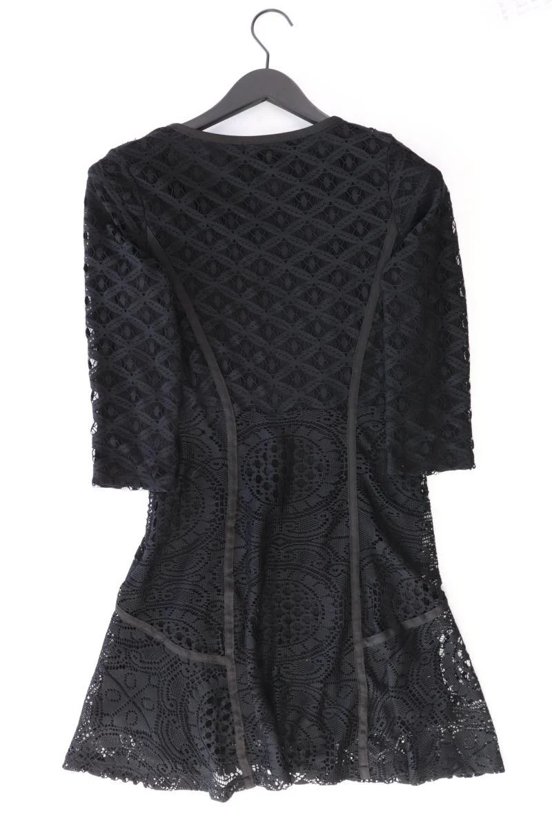 Desigual Spitzenkleid Gr. M 3/4 Ärmel schwarz aus Polyester