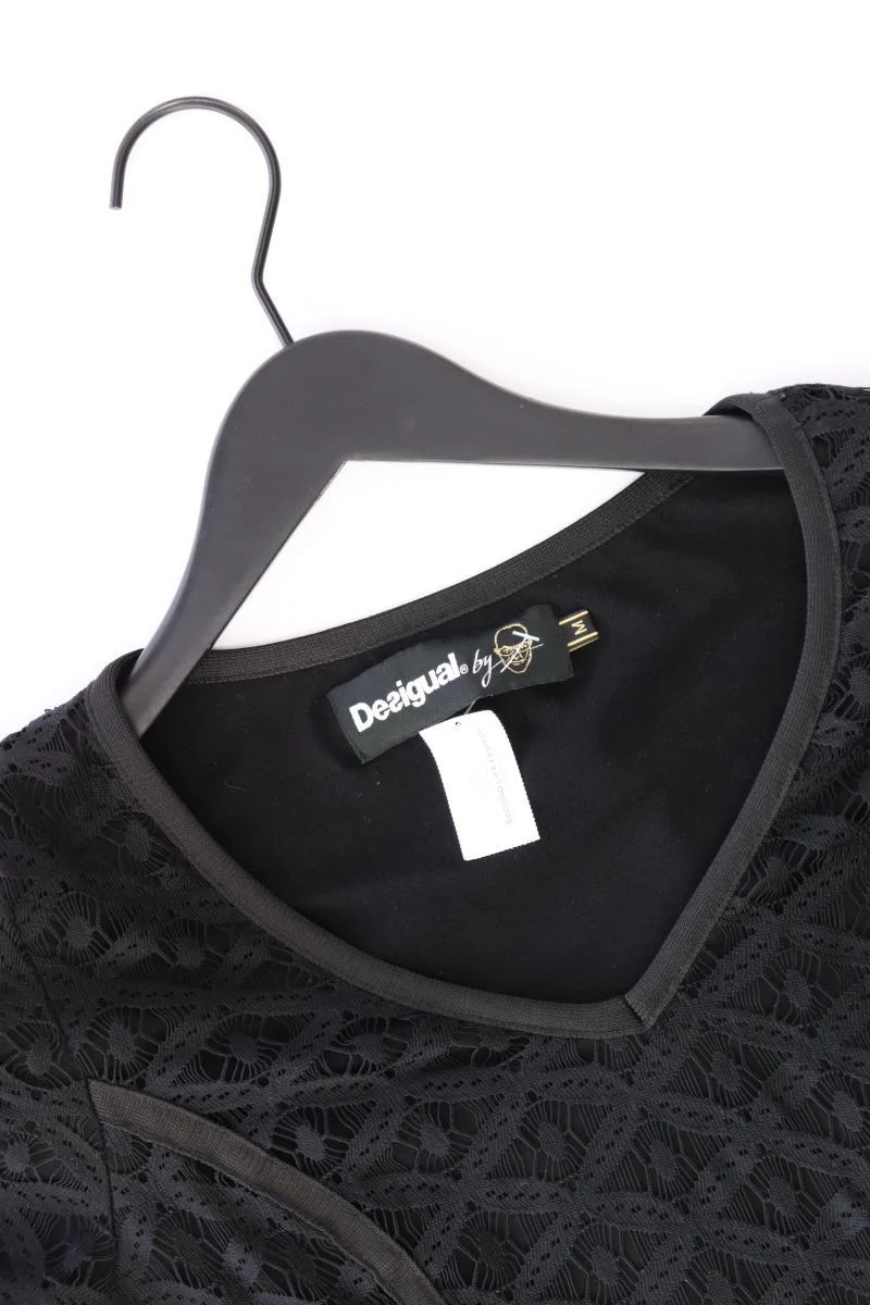 Desigual Spitzenkleid Gr. M 3/4 Ärmel schwarz aus Polyester