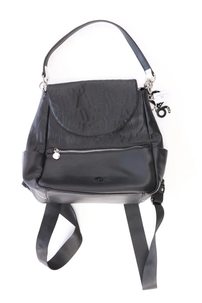 Desigual Rucksack schwarz aus Kunstleder