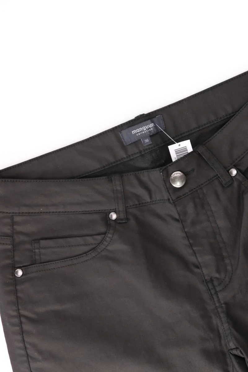 Manguun Five-Pocket-Hose Gr. 36 schwarz aus Baumwolle